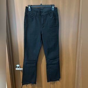 MOTHER Insider Crop Step Fray